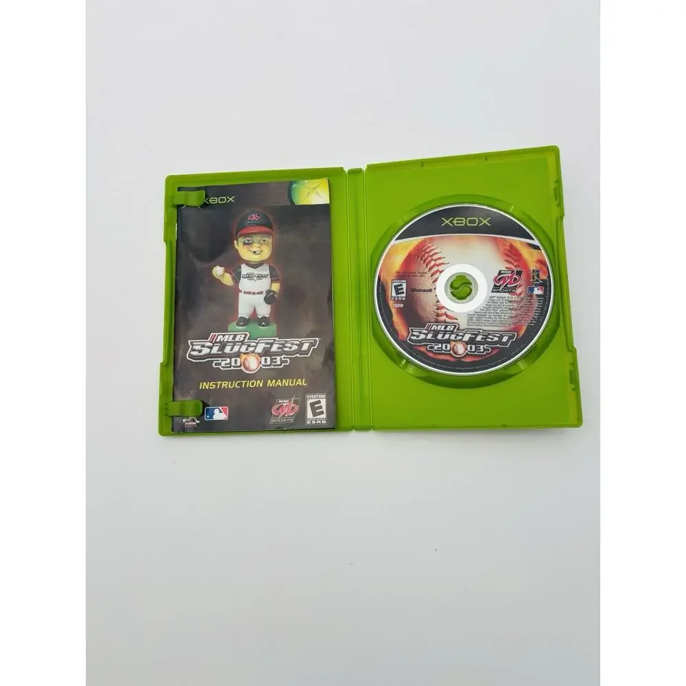 MLB SlugFest 2003 (Original Xbox) CIB Complete Tested Works Very Good Condition